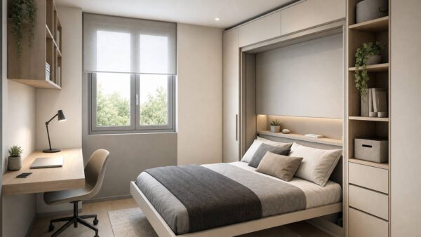 Cama abatible vertical u horizontal: cuál elegir según el tamaño y la distribución de la habitación