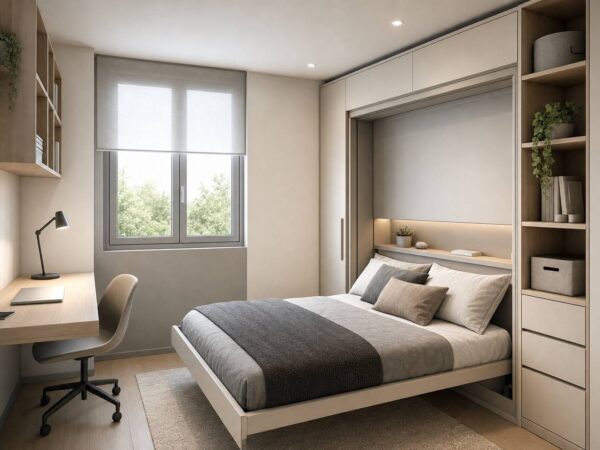 Cama abatible vertical u horizontal: cuál elegir según el tamaño y la distribución de la habitación